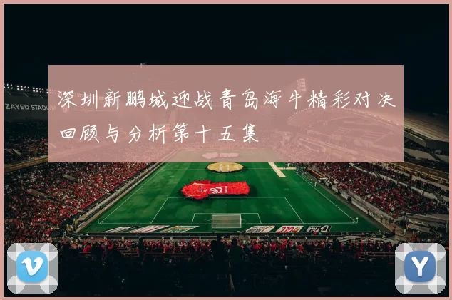 深圳新鹏城迎战青岛海牛精彩对决回顾与分析第十五集